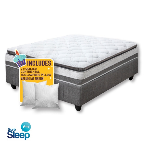 Picture of Sure Sleep Austin 152CM Queen Firm Base Set + 2 Pillows