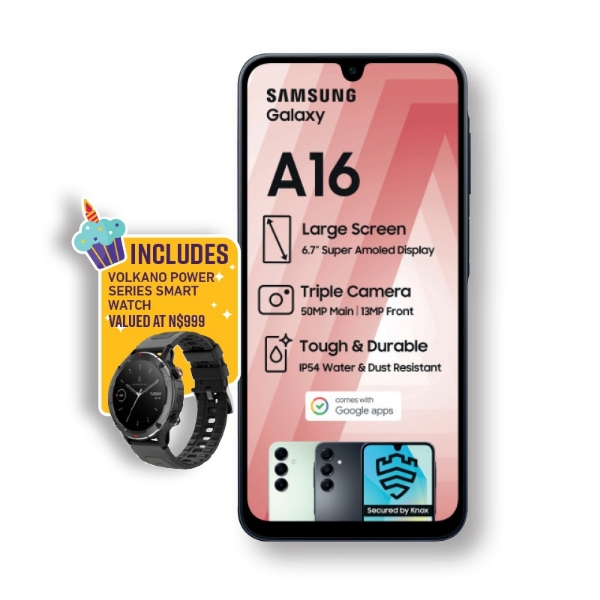 Picture of Samsung Galaxy Cellphone A16 LTE SM A165 + Watch