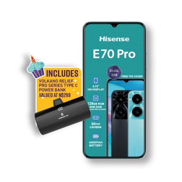 Picture of Hisense Cellphone E70 Pro 128GB With Cover + Power Bank