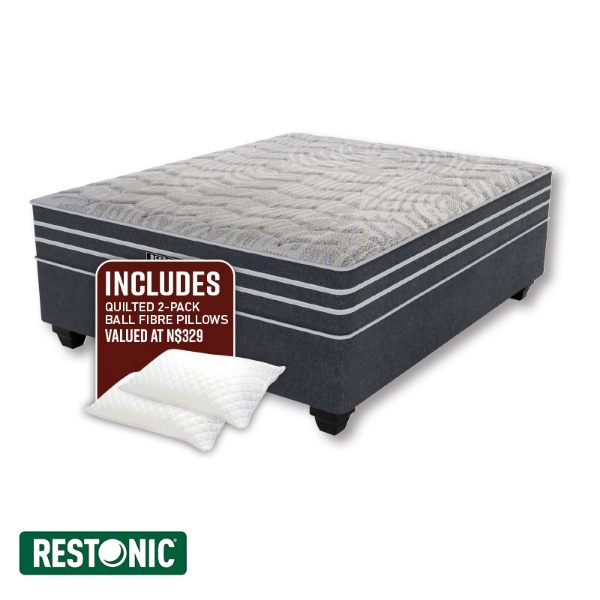 Picture of Restonic Trinity 152cm Queen Firm B/Set + 2 Pillows