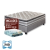 Picture of Sealy Mackenzie 152cm Queen Medium Base Set + Mink Blanket