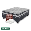 Picture of Restonic Masterpiece 152cm Queen Plush Base Set + 2 Pillows
