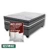 Picture of Restonic Distinction 152cm Queen Plush Base Set + 2 Pillows