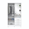 Picture of Layla 2 Door, 3 Drawer Robe with Mirror
