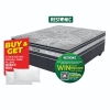 Picture of Restonic Masterpiece 152cm Queen Plush Base Set + 2 Pillows