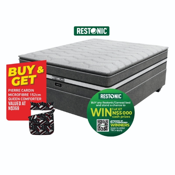 Picture of Restonic Revive 152cm Queen Plush Base Set + Comforter