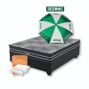 Picture of Restonic Coral 152cm Queen Firm Base Set +Umbrella+2 Pillows