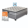 Picture of Sealy Mackenzie 152cm Queen Medium Base Set + 2 Pillows