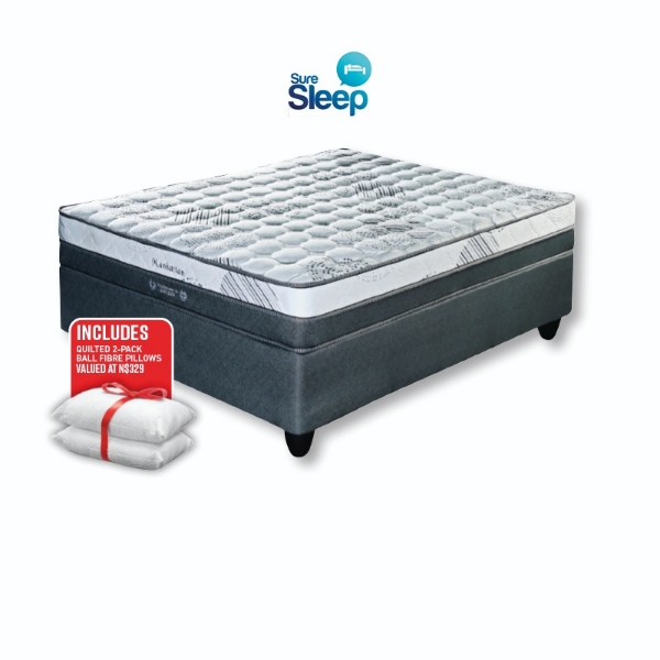 Picture of SureSleep Manhattan 152cm Firm Queen Base Set + 2 Pillows