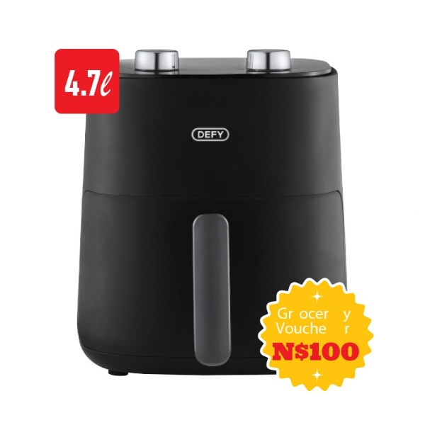 Picture of Defy Air Fryer 4.7Lt 1500W Manual   DAF2340MB/MBG
