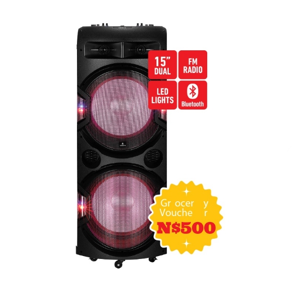 Picture of Volkano Spitfire Dual 15" PartySpeaker VK 3902 D15