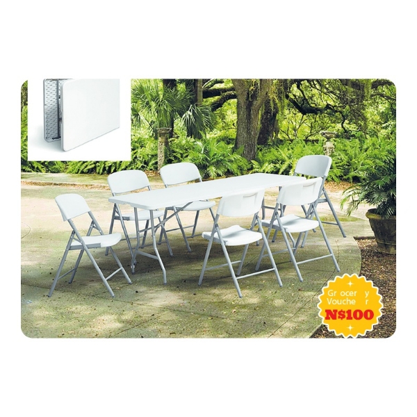 Picture of Folding White Table