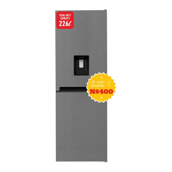 Picture of Defy Fridge/Freezer 226Lt + W/D DAC449 Metallic