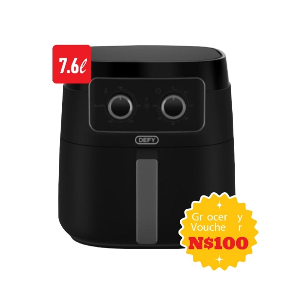 Picture of Defy 7.6Lt Manual Air Fryer DAF3376MBG