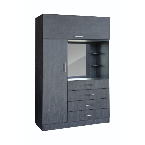 Picture of Juliet 120cm Robe -  Black Wave