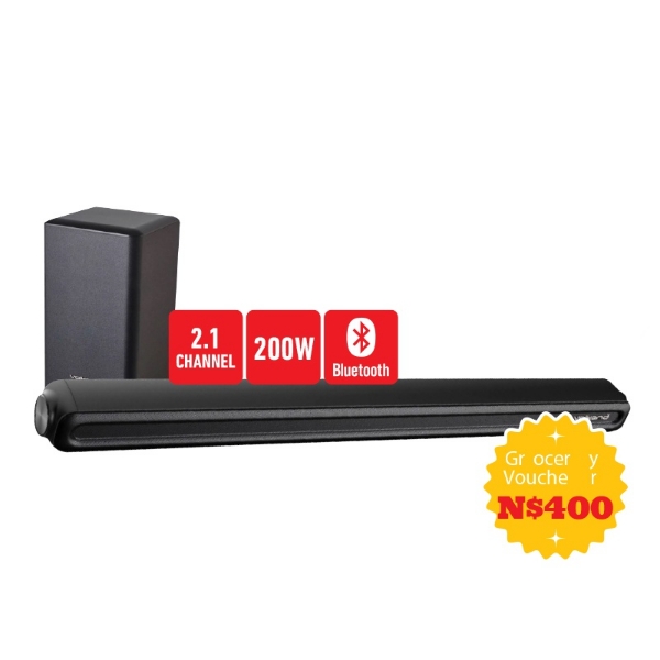 Picture of Volkano 2.1CH Soundbar +Wireles Sub 200W Supersonic VK 3911