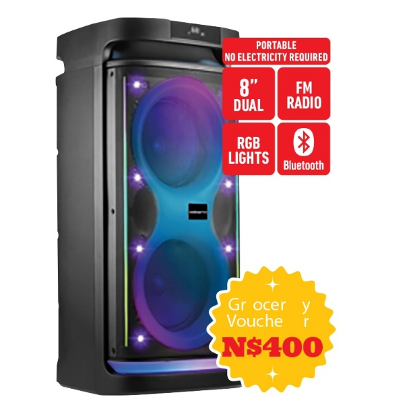 Picture of olkano Party Speaker 8" Bluetooth 320W VK 3140BK