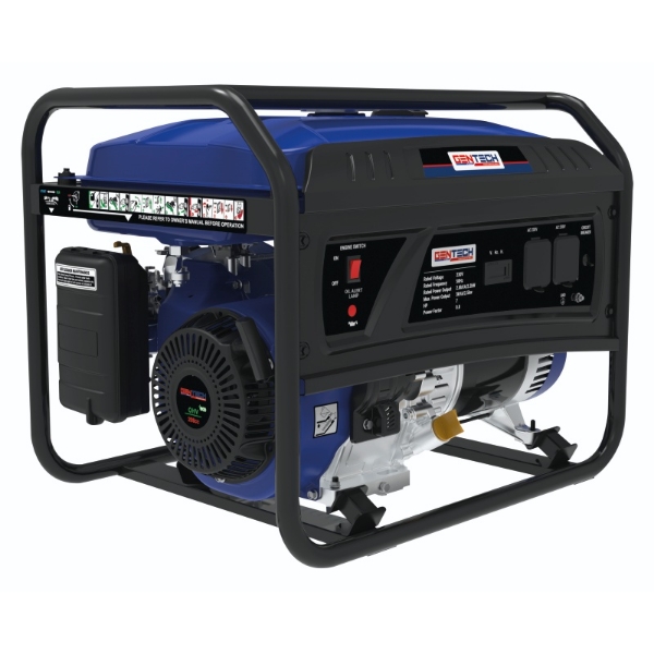 Picture of Gentech 3KVA Recoil Petrol Start Generator GP2800PRS