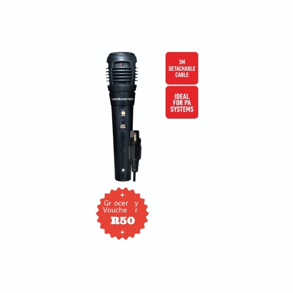 Picture of Volkano Vocal Series Wired Microphone VK 30027 BK