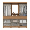 Picture of Hannah 10 Door, 3 Drawer Robe with Mirror