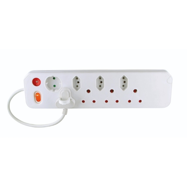 Picture of Electricmate 8-Way Overload Protection Multiplug EMP028