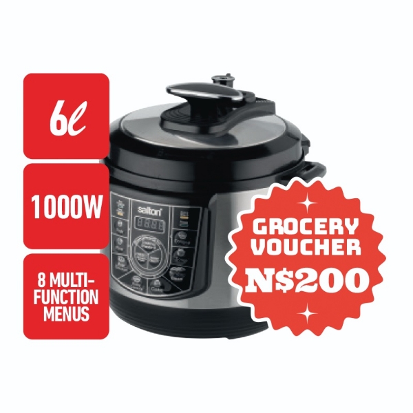 Picture of Salton 6Lt Pressure Cooker SEPC02 + 200 VOUCHER