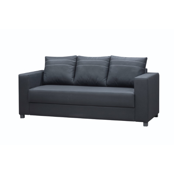 Picture of Dakota 3 Seater Couch - Black