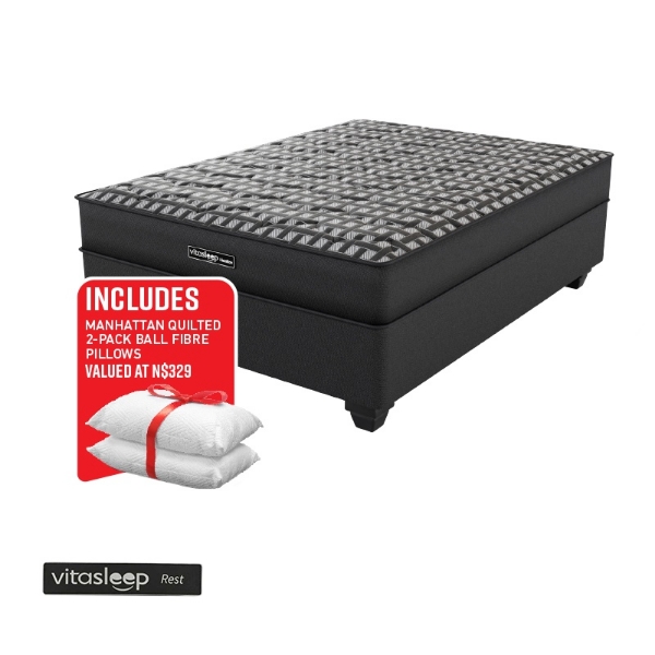 Picture of Vitasleep Hamilton 137cm Double Foam Firm Base Set