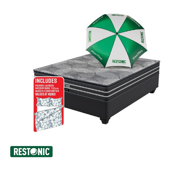 Picture of Restonic Coral 152cm Queen Firm Base Set +Umbrella